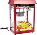 Royal Catering, Macchine per Pop-corn, 1.500 W, 250 °C, 34.5 x 52 cm, Rosso