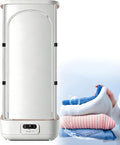 QIUNAOZI, Armadio, 900 W, Grigio, struttura pieghevole, funzionamento senza fili, protezione dal surriscaldamento, 2 in 1