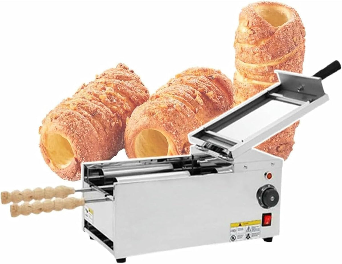 Forno elettrico, Xjymposium, 1500 W, 50°C, 110 V, Nero/Argento, acciaio inox