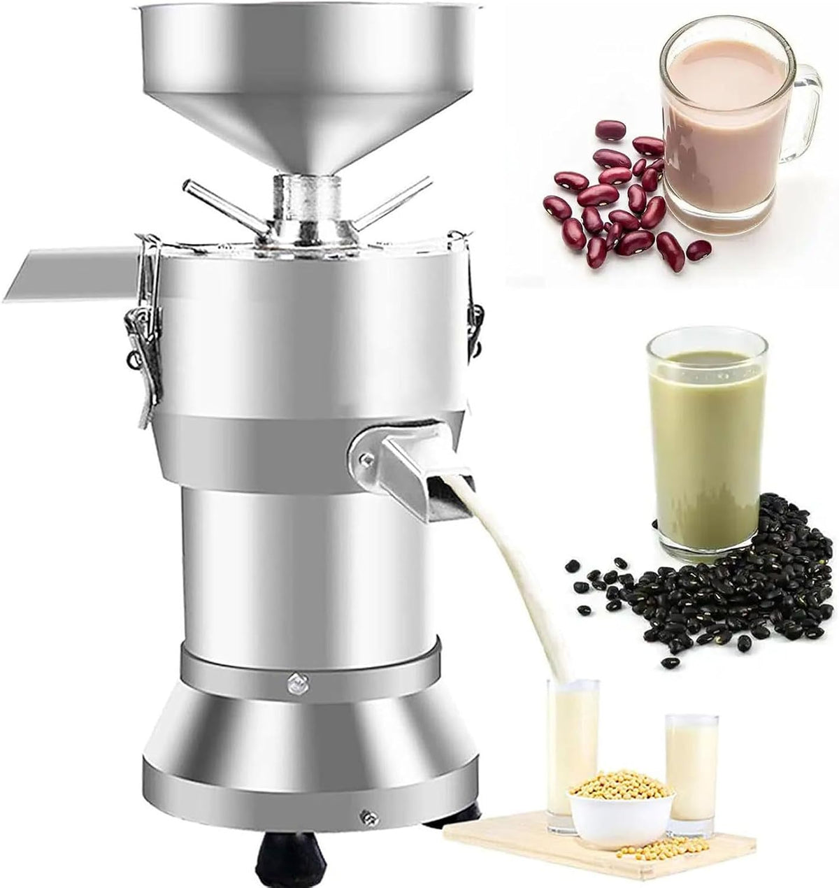 ZenSeFarin, Macinini, 1800 W, 70 kg, 125 mm, Nero, acciaio inox