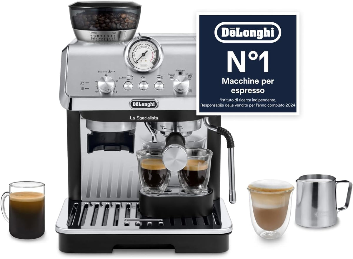 De'Longhi, Macchina da caffè, EC9155.MB, Nero/Argento