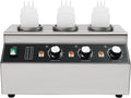 NiuLifeya, Scaldavivande, 300 W, 7,2 x 19,5 cm, 3 bottiglie, Nero, acciaio inox
