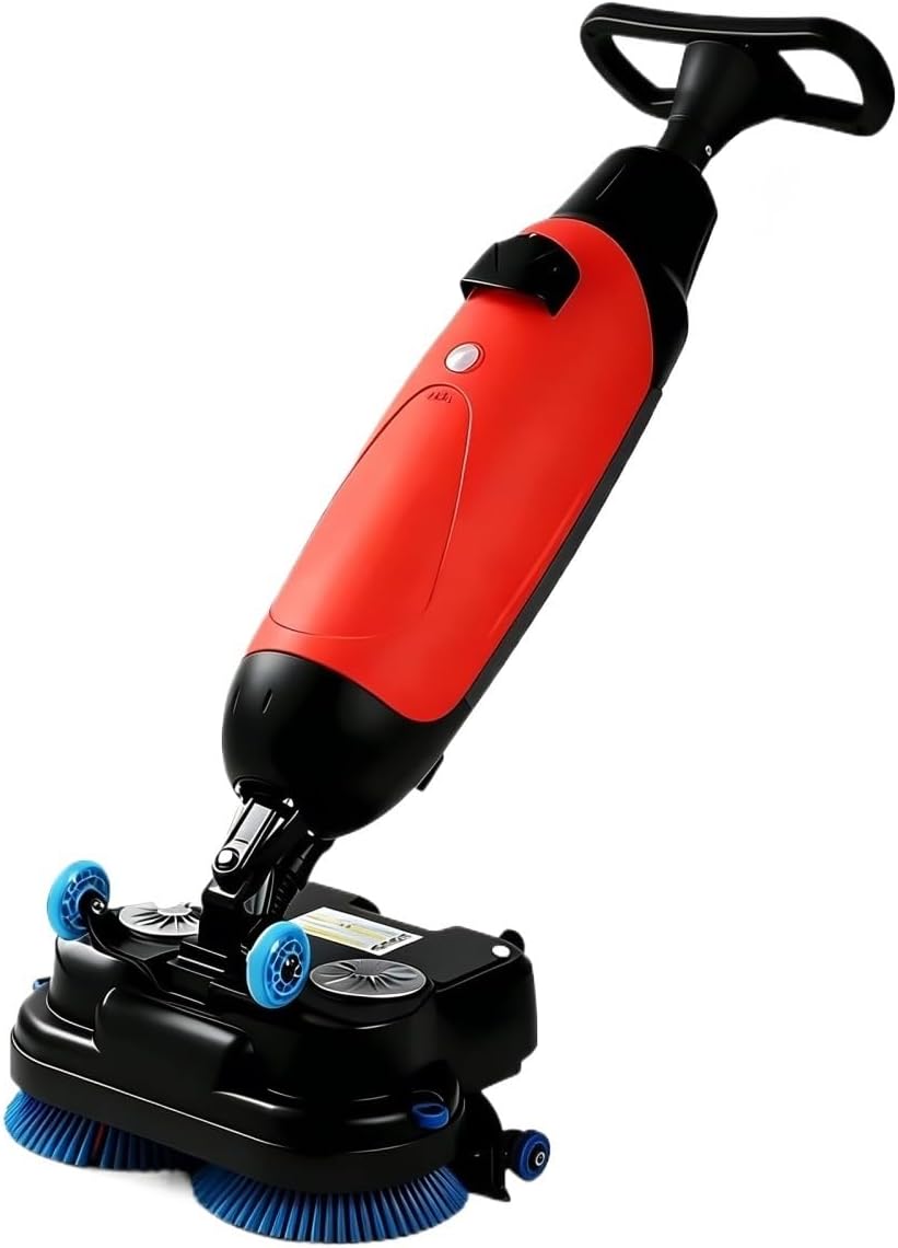 Lavapavimenti, 17 pollici, 430 mm, 450 mm, Rosso, funzionamento senza fili