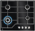 Piano cottura a gas, KGG64362K, Electrolux, 59 cm, 60 cm, 128 mm, Nero