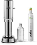 aarke, Gasatori d'acqua, CO2, 60 L, Argento, acciaio inox