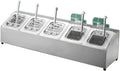 Forno per pizza, 51x22,5x20 cm, 1 cm, 0,39 pollici, Argento, acciaio inox, struttura pieghevole