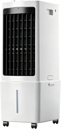 ERSINIAN, Condizionatore, 12 litri, Bianco, vano contenitore, telecomando, timer