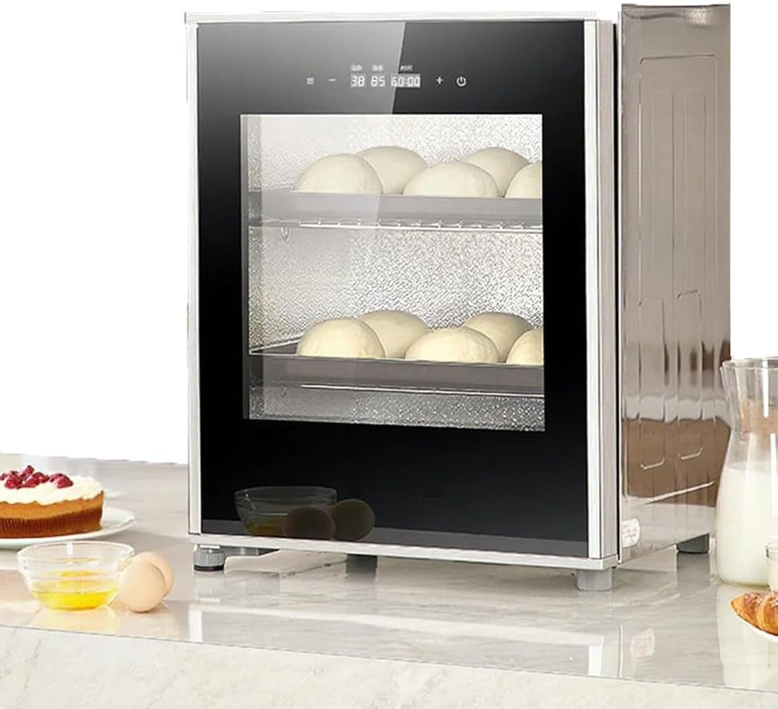 QianCruxtacy, Impastatrice planetaria, 435 × 340 × 525 mm, 40 litri, 260 W, Nero