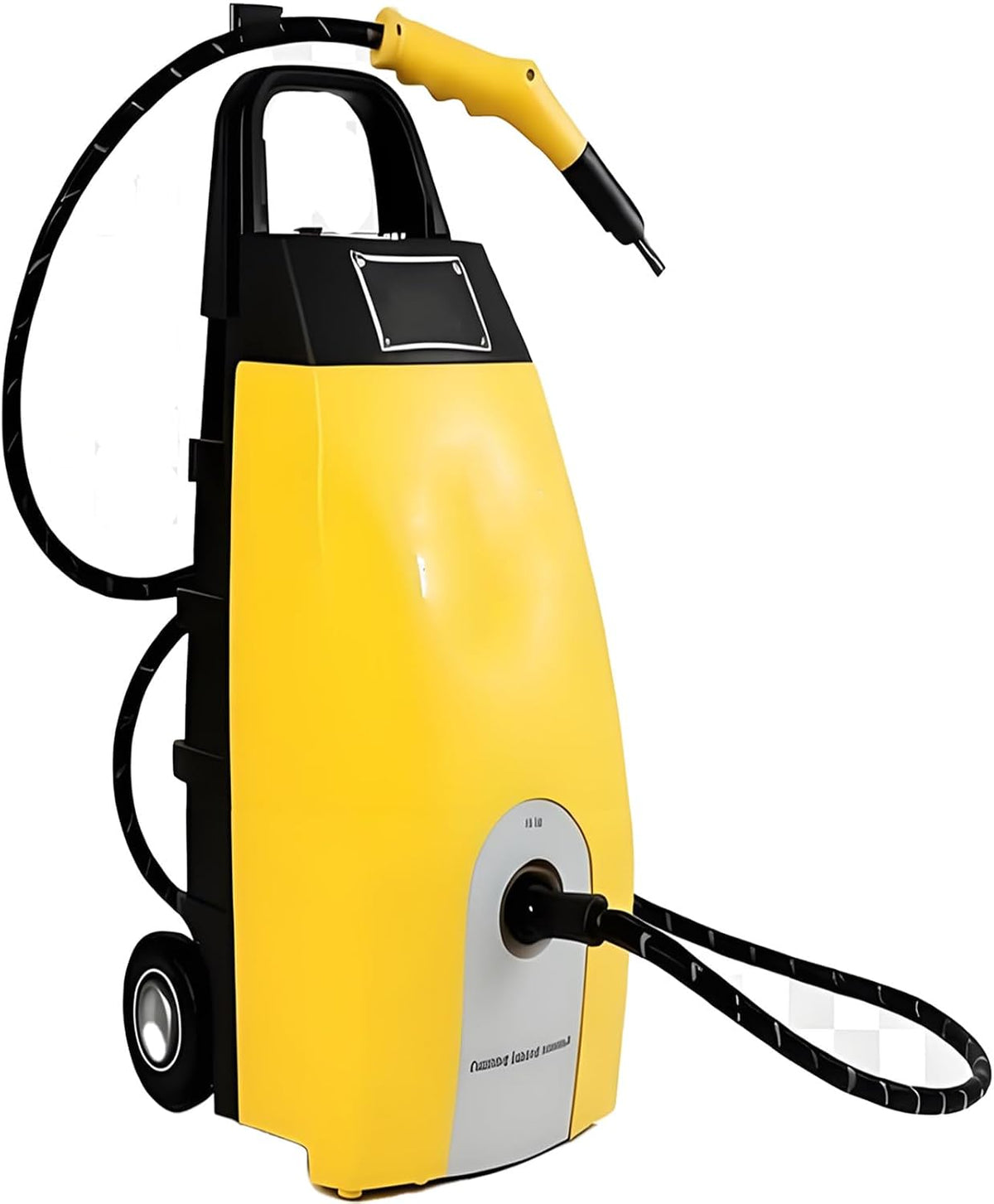 Lpoxuru, Pulitore a vapore, 3000 W, 110 °C, 5 bar, Nero