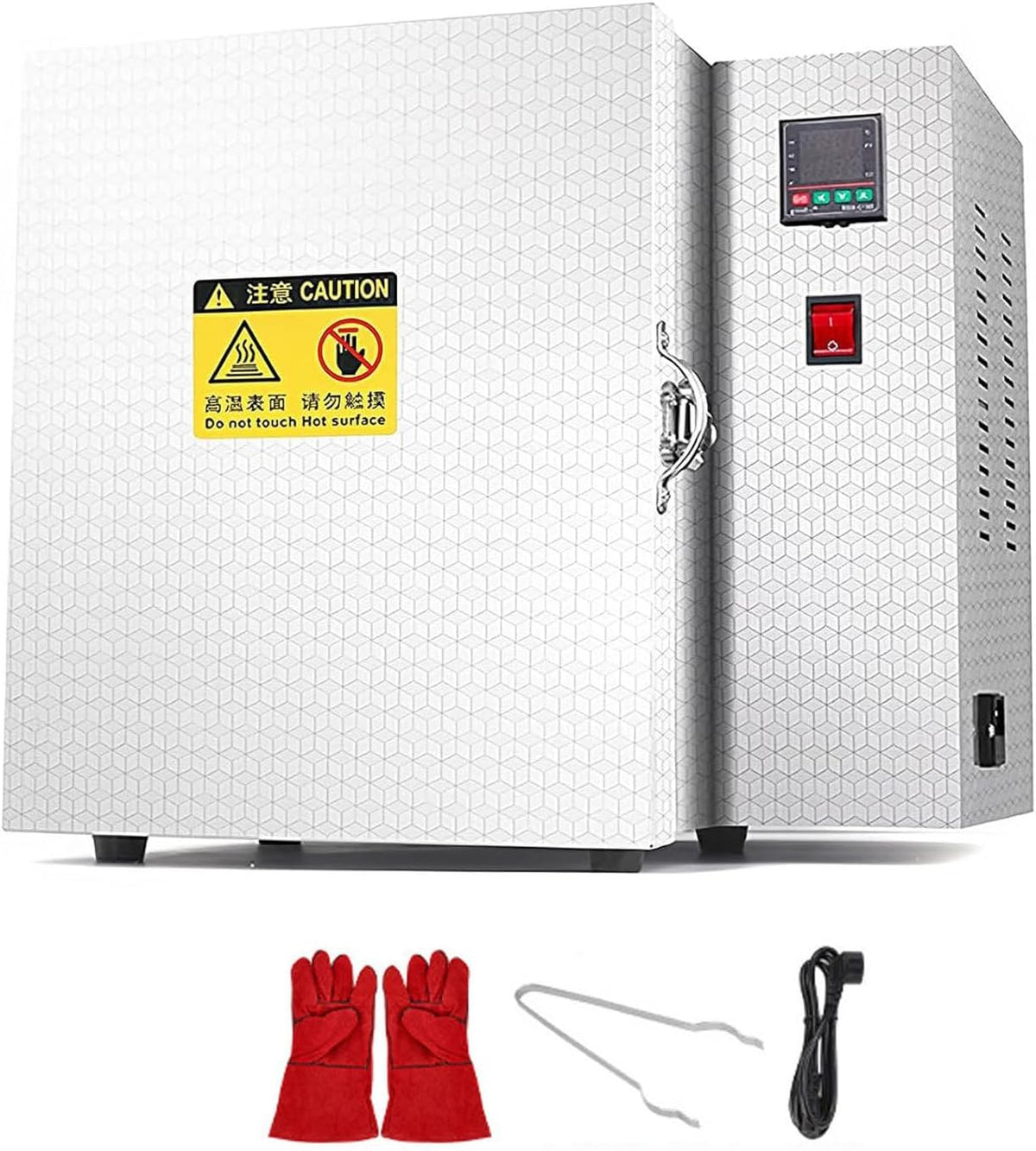 Ymnogjie, Forno elettrico, 1500 w, 15×15×20 cm, 1°C, Nero/Argento