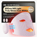 Maschere, INIA, Rosso, illuminazione LED, funzionamento senza fili