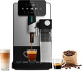 Cecotec, Macchina da caffè, 1500 W, 19 bar, 150 g, Nero/Argento, vano contenitore, altezza regolabile, spegnimento automatico