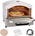 YXYLJOZ, Forno per pizza, 30 cm, 425 x 520 x 410 mm, 8 kg, Argento, acciaio inox