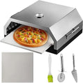 Forno per pizza, 24-232°C, 6,5 kg, 2,5 cm, Argento, acciaio inox