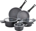 Tognana, Set di pentole, 180°C, 24 cm, 28 cm, Nero, alluminio