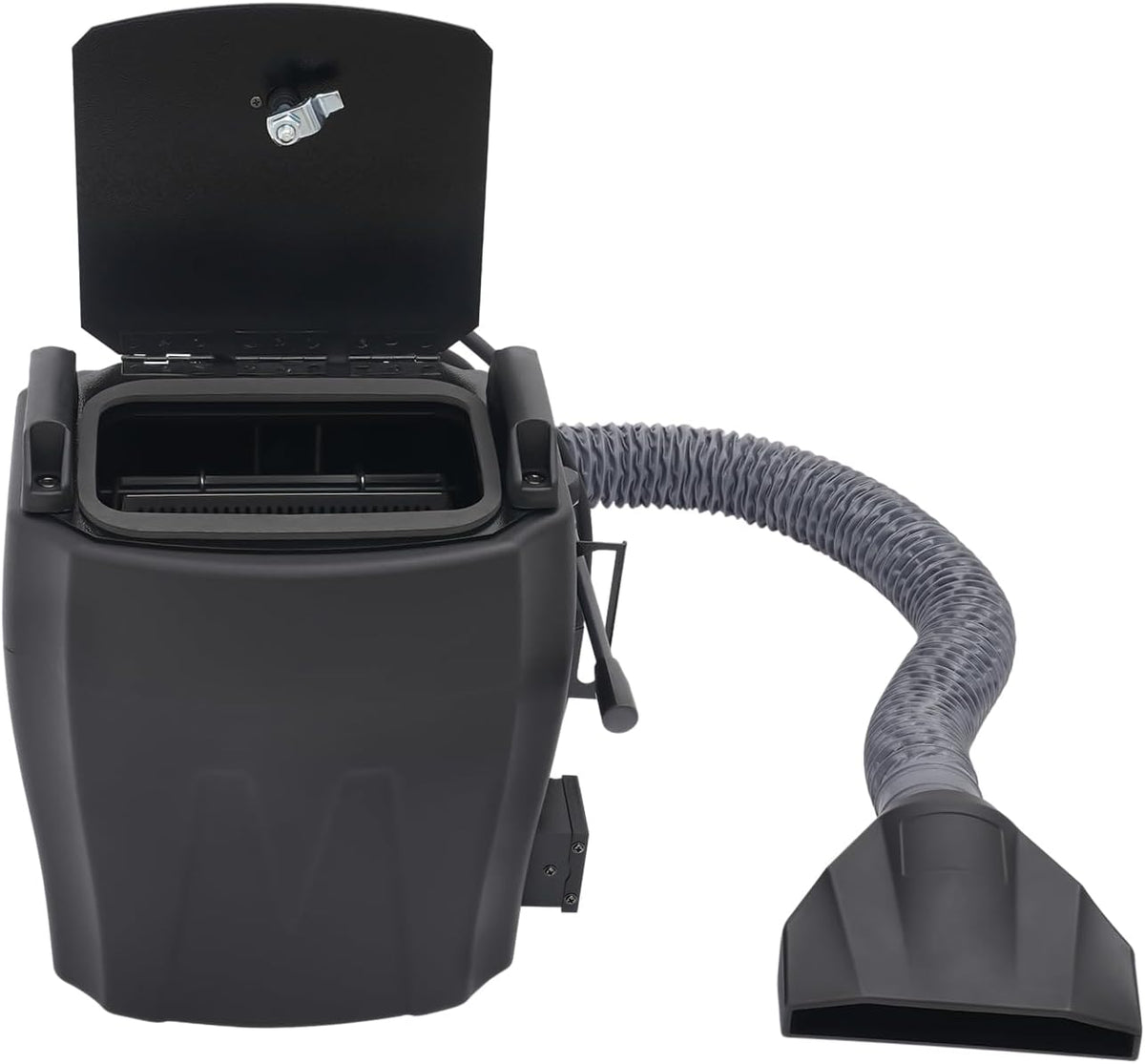 Kazafa, Macchina per cubetti di ghiaccio, 3500 W, 49 x 45 x 46,5 cm, 150 m, Nero, acciaio inox, vano contenitore, spegnimento automatico