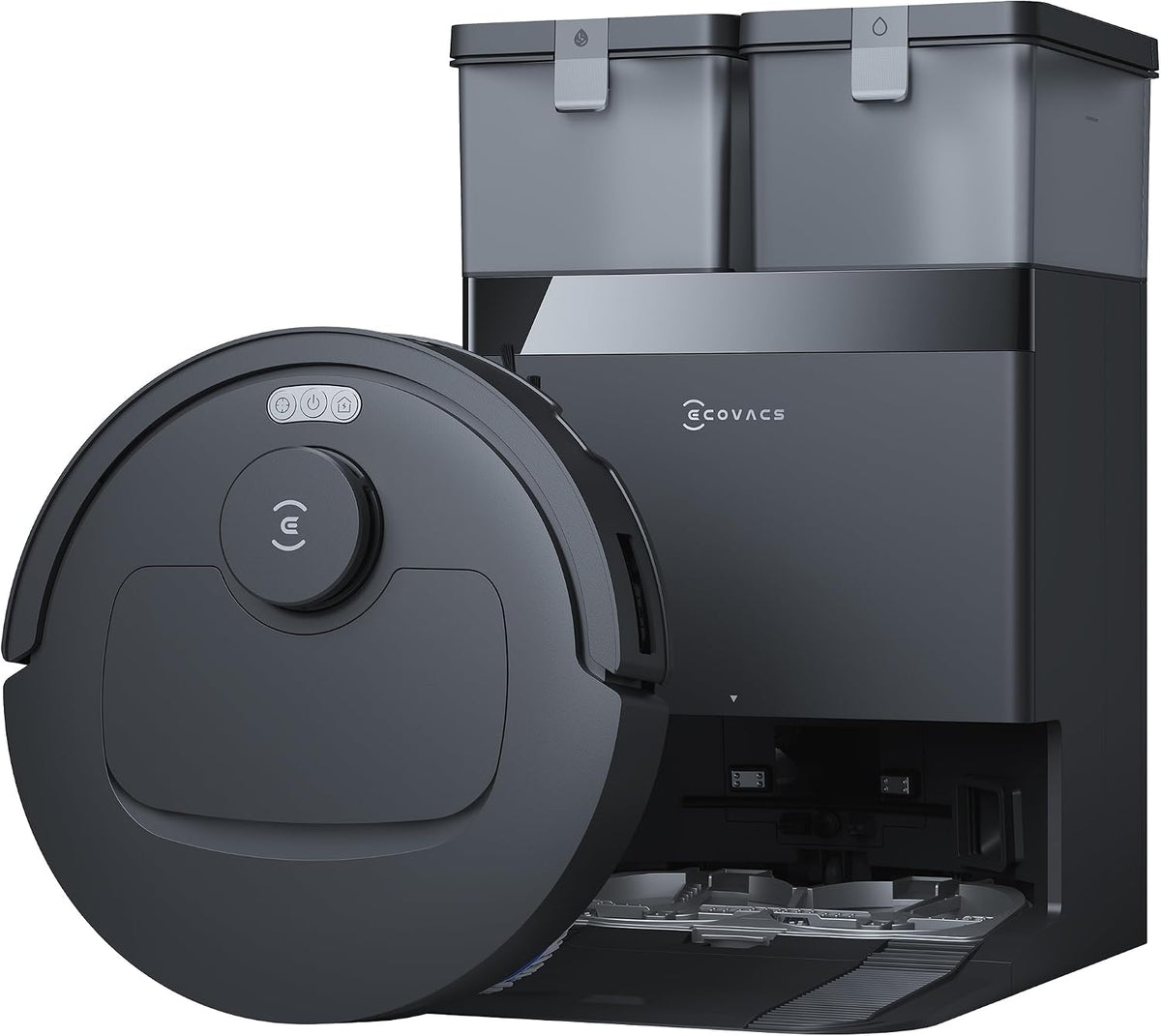 ECOVACS, Robot aspirapolvere, Nero