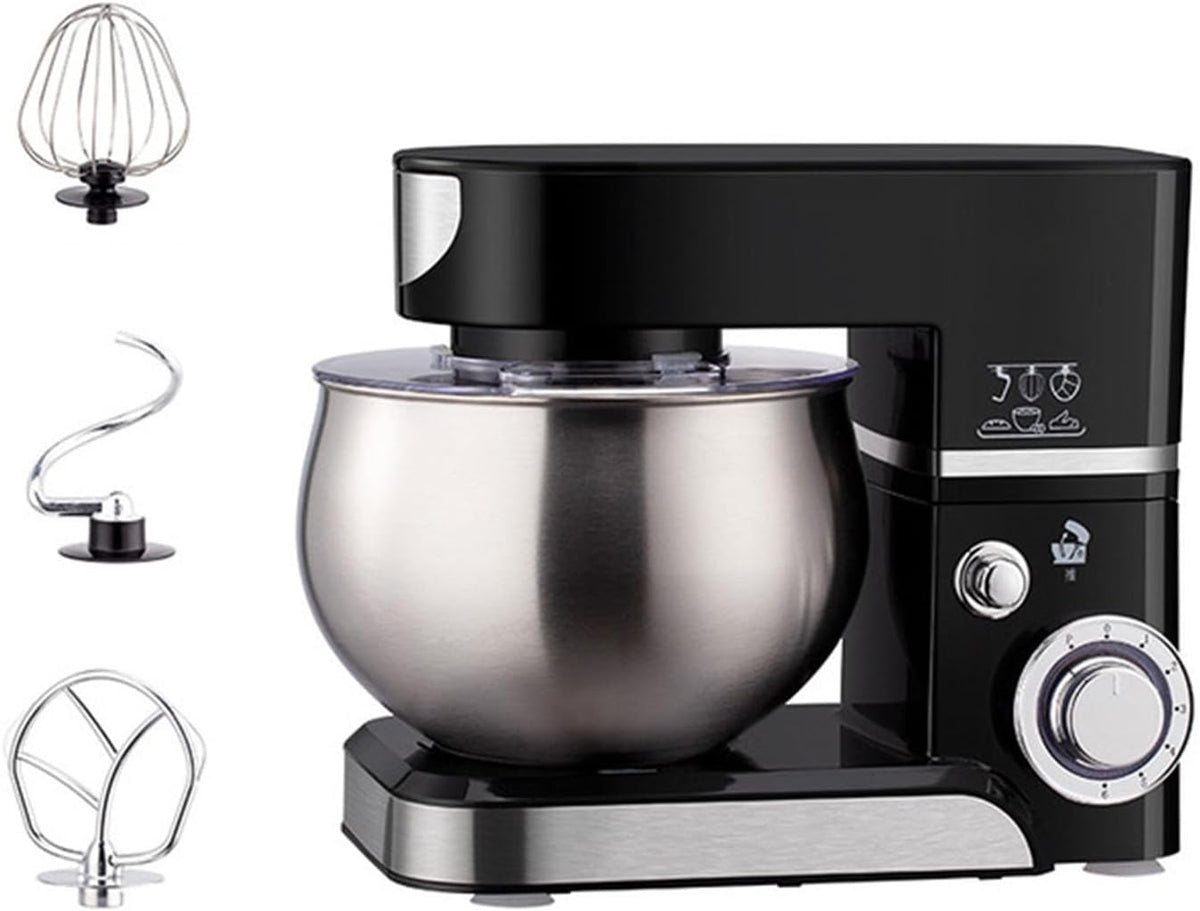 Robot da cucina, BLUNOA, 5.5 L, 1200 W, 348 x 278 x 228 mm, Nero, acciaio inox