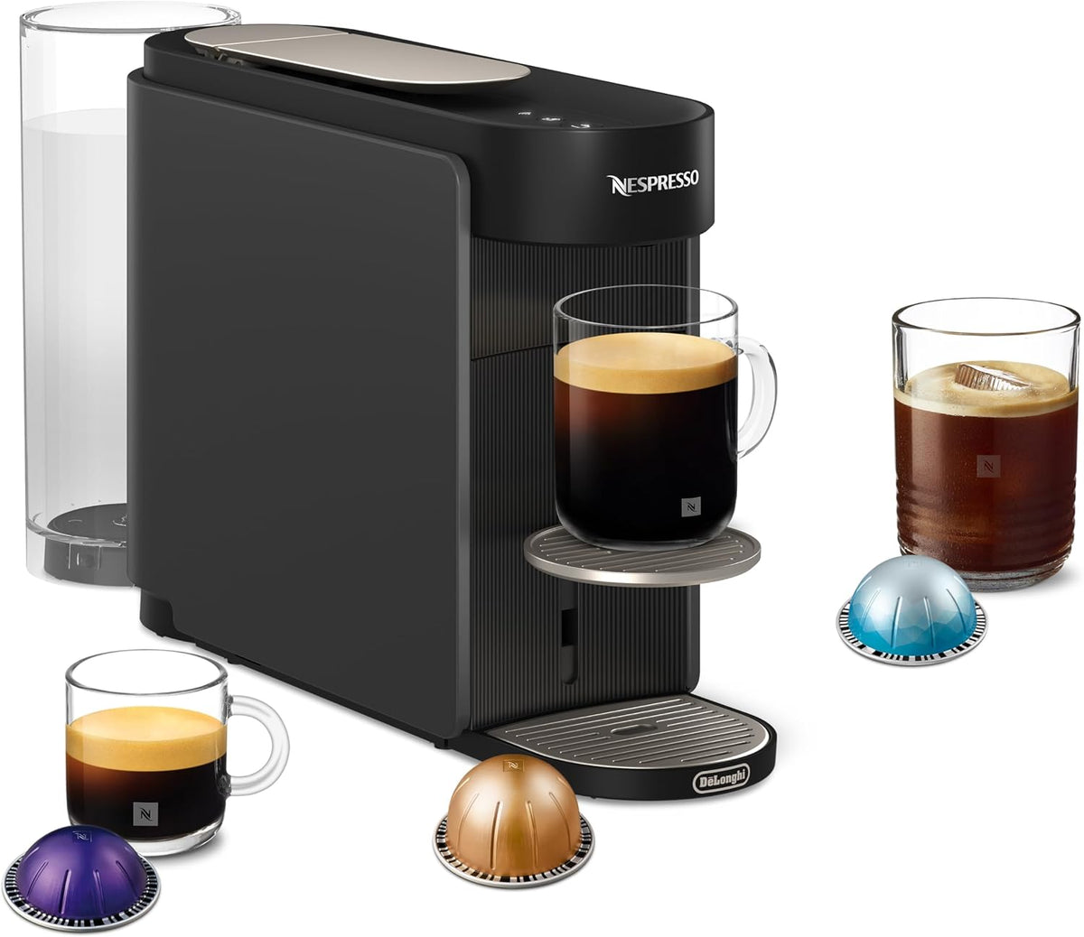 Nespresso, Macchina da caffè, ENV200.GY, 1,4 L, Grigio