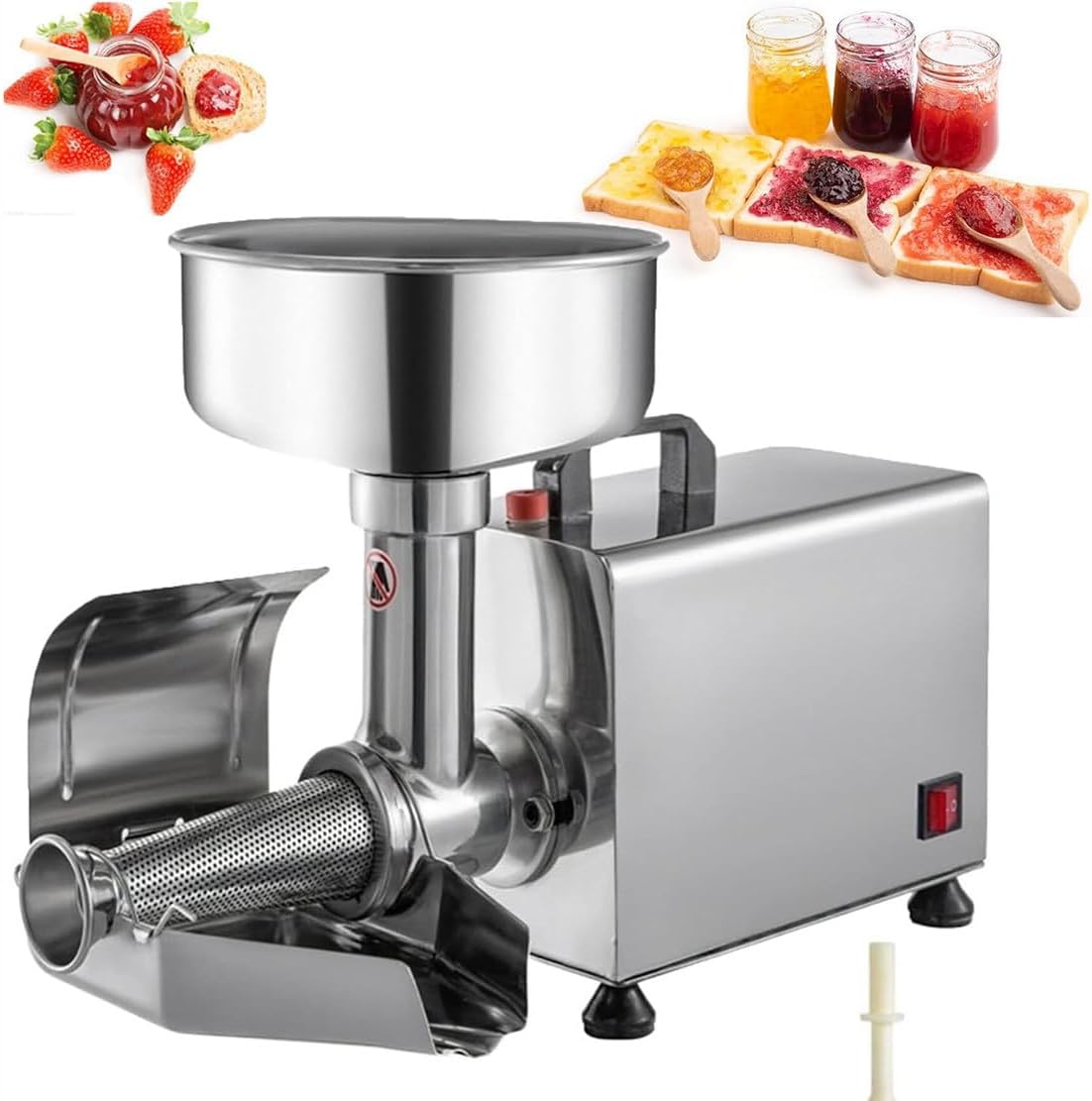 CYMYYDS, Macinini, 160 kg, 110 V, 370 W, Nero, acciaio inox