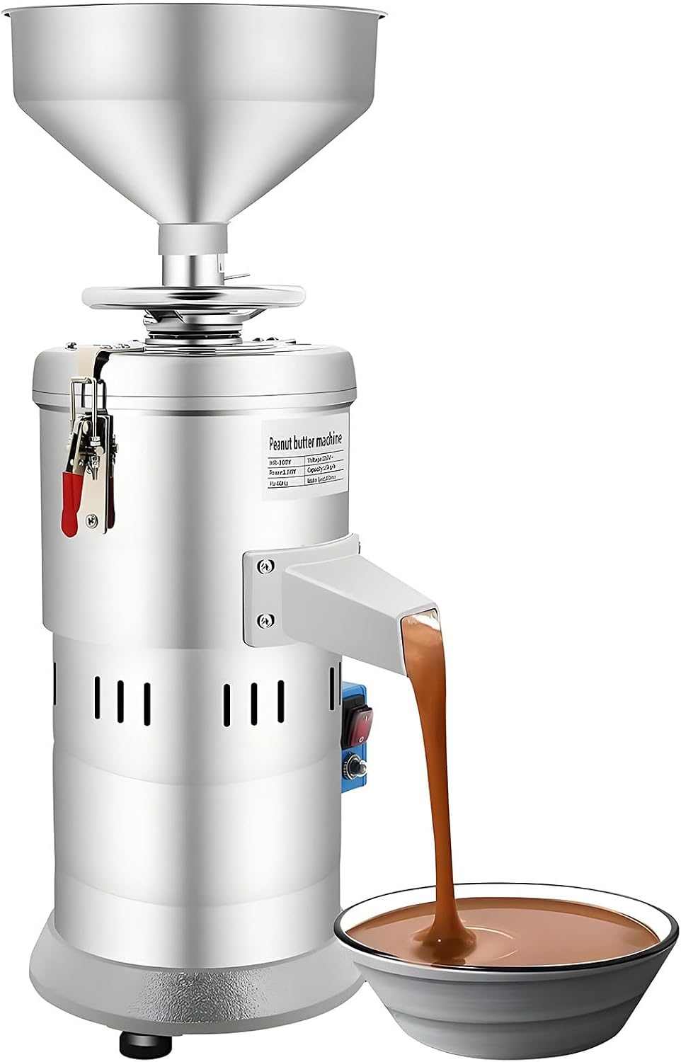 AYCDL, Macchine sottovuoto per alimenti, 15 kg, 1100 W, 2850 giri/min, Nero, acciaio inox