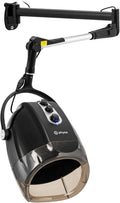 physa wellness & lifestyle, Caschi per asciugatura, 1000 W, 70 °C, 182 x 40 x 125 cm, Nero/Argento, timer, spegnimento automatico