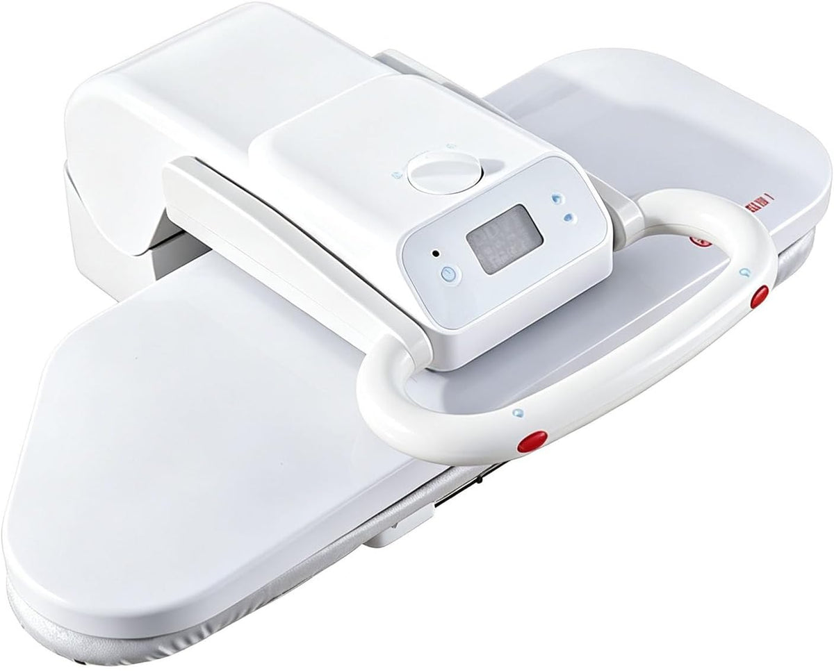 Taorzqyn, Sistemi di stiratura, 50 x 20 cm, 220 V, 1200 W, Nero, alluminio, illuminazione LED, spegnimento automatico, protezione dal surriscaldamento