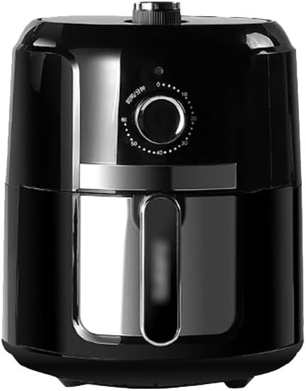OCMOH, Friggitrice ad aria, 4 L, 220 V, 1300 W, Nero, Airfryer