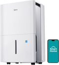 Midea, Deumidificatore, 4500 m, 50 litri, Bianco, vano contenitore, timer