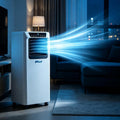 Condizionatore, XIUNYIE, 9000 BTU, 330x280x680 mm, 16°C, Bianco, telecomando, timer, autopulizia, spegnimento automatico, 3 in 1