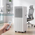 Condizionatore portatile, WOMGKDA, 12000 BTU, 16°C, 23 litri, Bianco, telecomando, timer