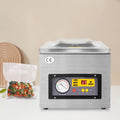 KumuJ, Macchine sottovuoto per alimenti, DZ-260C, 220 V, 120 W, 28 × 33 × 5,5 cm, Nero, acciaio inox, 3 in 1