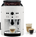 KRUPS, Macchina da caffè, EA8105, 1,6 L, 1450 W, 15 bar, Bianco, vano contenitore, telecomando