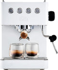 Solis, Macchine da caffè tazza singola, 15 bar, 58 mm, 1,7 litri, Argento/Bianco, acciaio inox, spegnimento automatico
