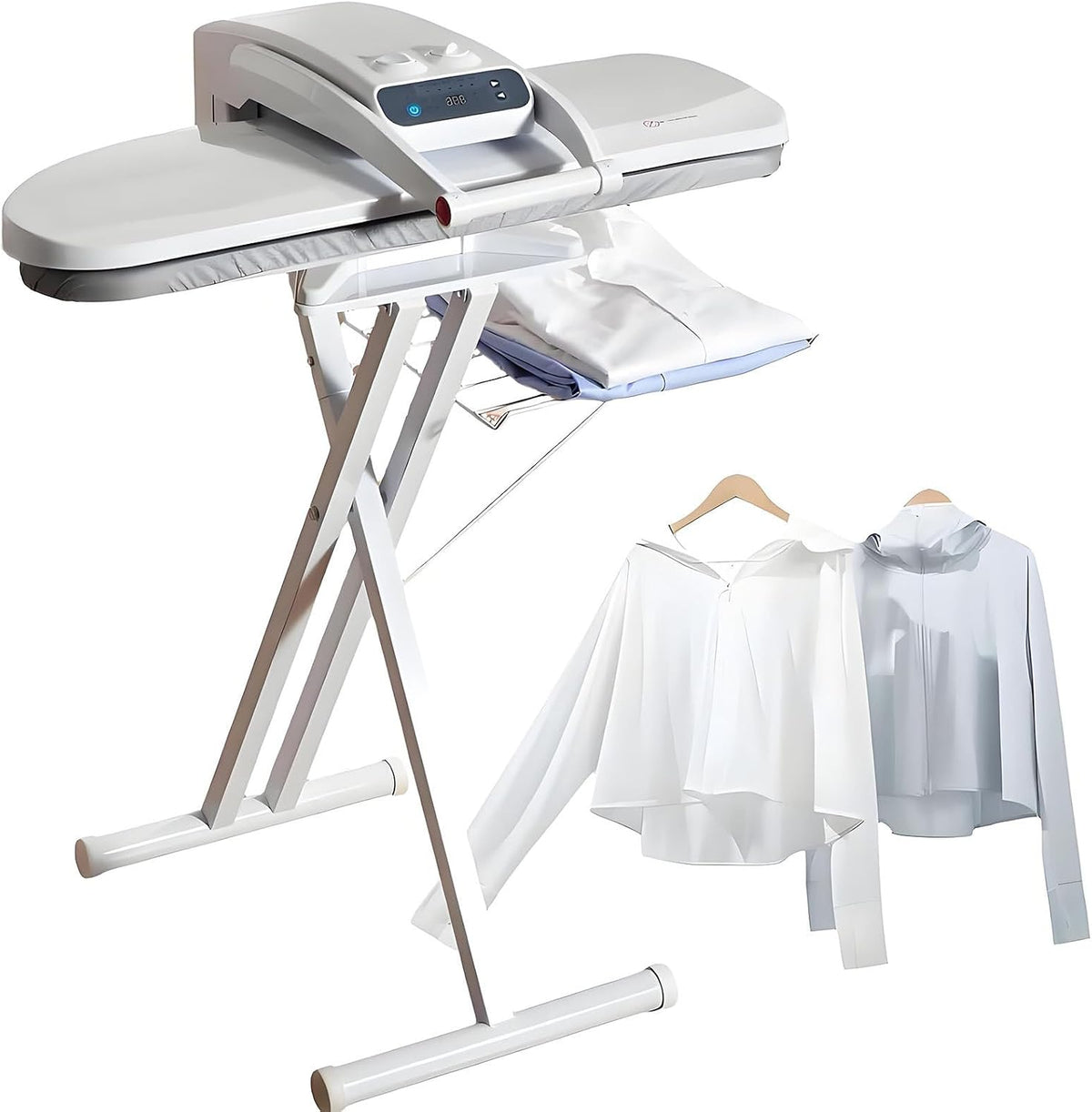 Presse da stiro, SHENGSHIYU, 800×310 mm, 1800 W, 300 ml, Nero, struttura pieghevole, spegnimento automatico