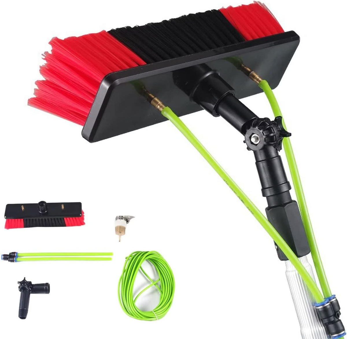 Detergenti per vetri, 6,9 m, 30 cm, 2,9 cm, Nero, alluminio