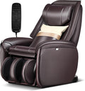 Poltrona relax, RELAX4LIFE, 115 x 75 x 106 cm, 240 V, 70 W, Marrone, telecomando, timer