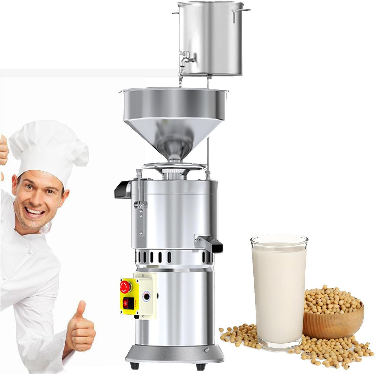 Scalda zuppe, 105 W, 40 kg, 96 mm, Argento, acciaio inox
