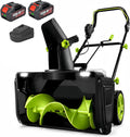 SHUMIAO, Frese da neve, 40 V, 50 cm, 25 cm, Nero, illuminazione LED, funzionamento senza fili