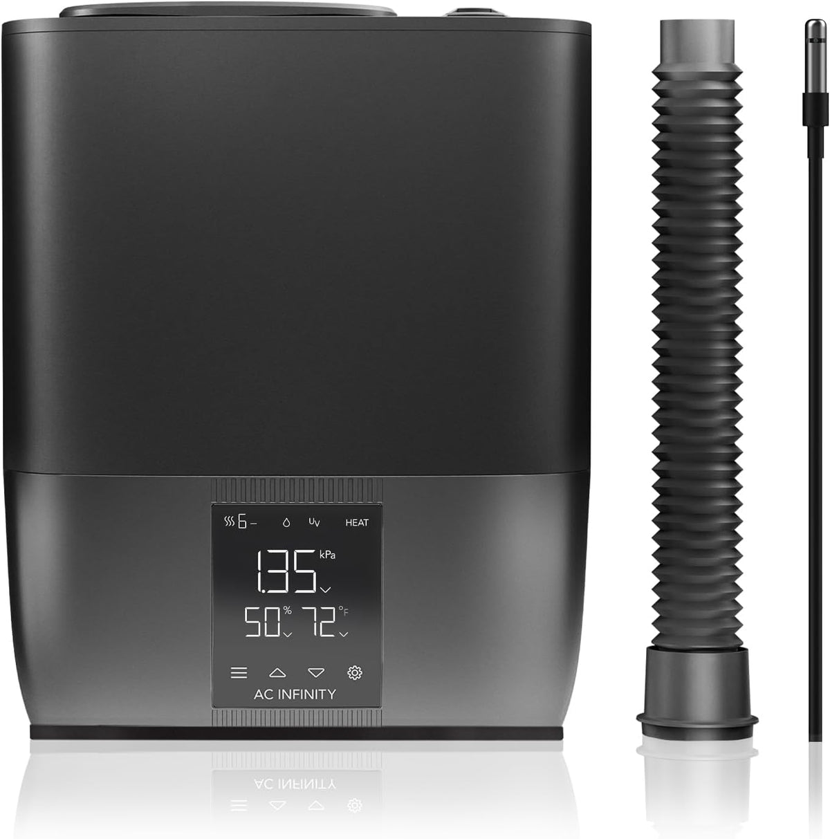 AC Infinity, Umidificatori camera singola, 9 l, Nero, Wi-Fi, timer, spegnimento automatico