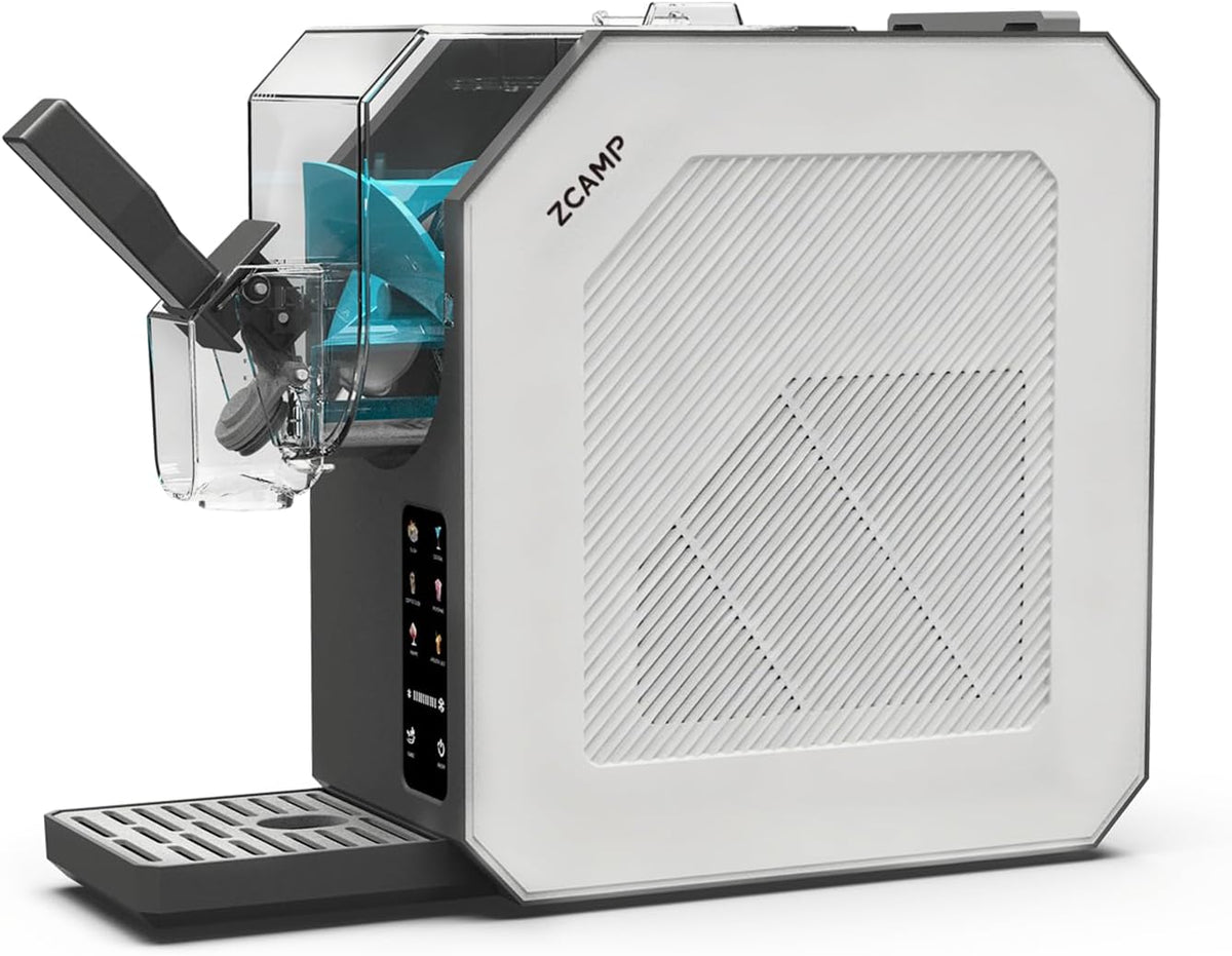 zcamp, Gelatiera, 1,9 L, Nero, 6 Funzioni