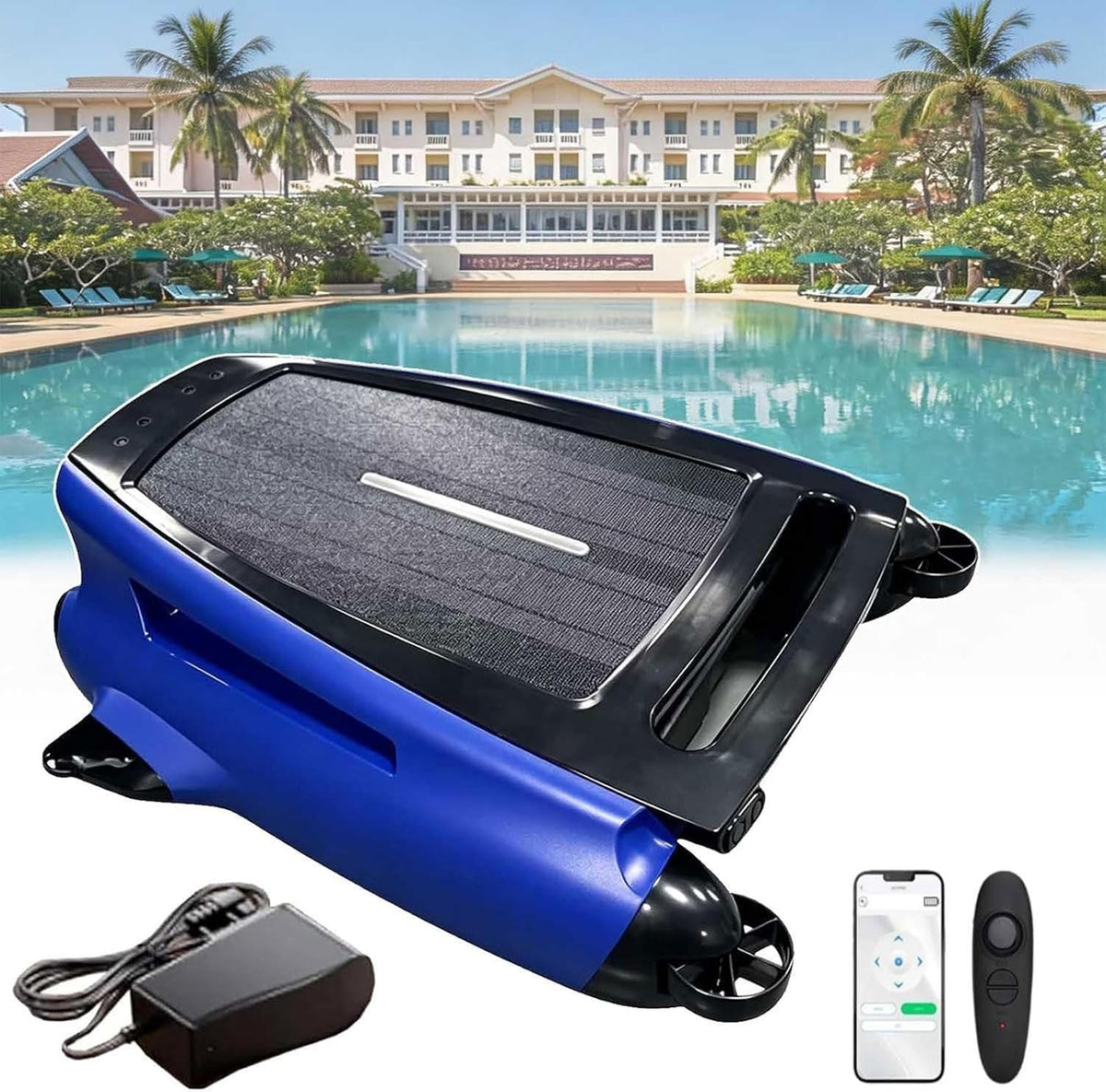 Pulitori automatici, GHRERTX, 9 W, 5 kg, 3 cm, Blu, telecomando, funzionamento senza fili