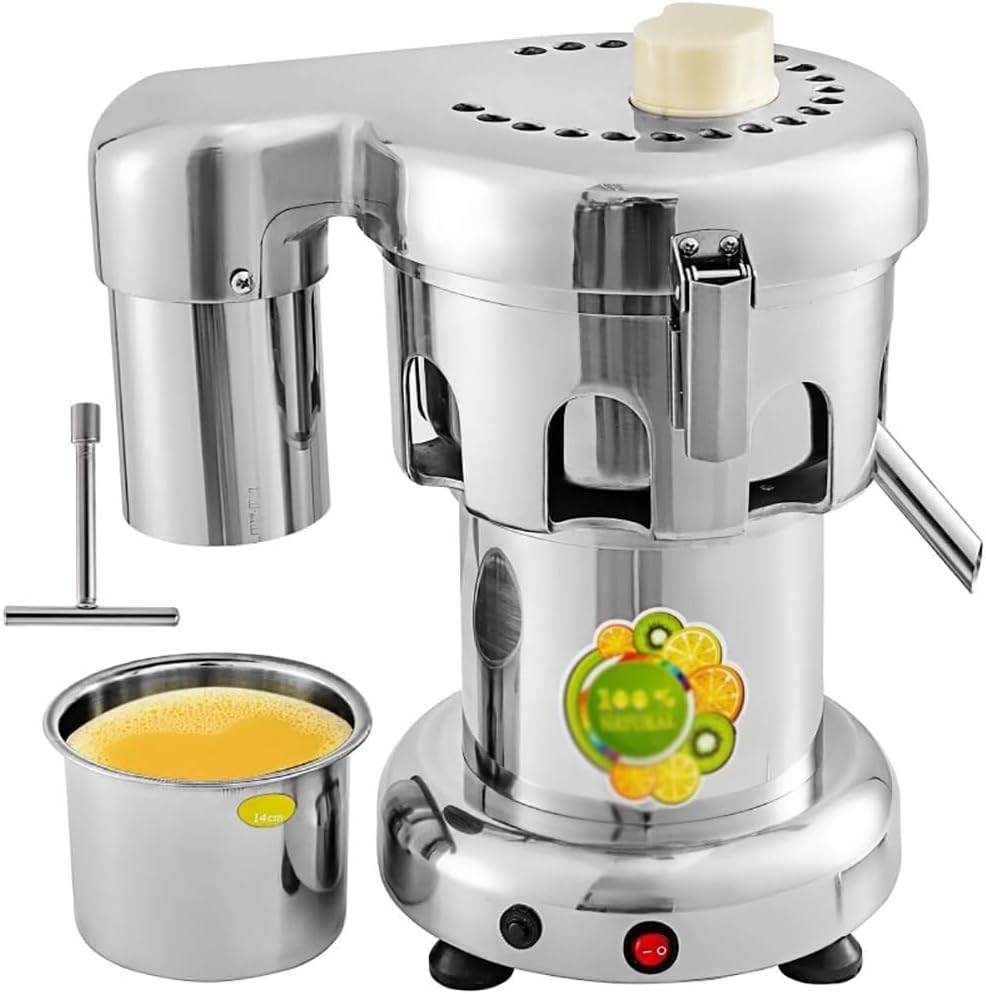 SXYKXYDL, Spremiagrumi, 370 W, 2 litri, 0,7 pollici, Nero, acciaio inox, vano contenitore