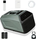 Efficieran, Condizionatore, 5000 BTU, 400 W, 36 dB, Bianco, telecomando, timer, funzionamento senza fili