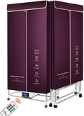 Armadio, qodxcrfv, 2200 W, Bianco, acciaio inox, timer, protezione dal surriscaldamento