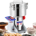 Moongiantgo, Macinini, 2500 g, 3600 W, Argento, acciaio inox