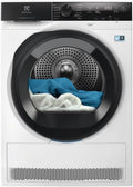 Electrolux, Asciugatrice, EW7H48GY, 8 kg, 118 L, 63 dB, Nero/Bianco, acciaio inox, Wi-Fi, motore inverter, pompa di calore