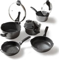 STONELINE, Set, 180 °C, Nero, alluminio