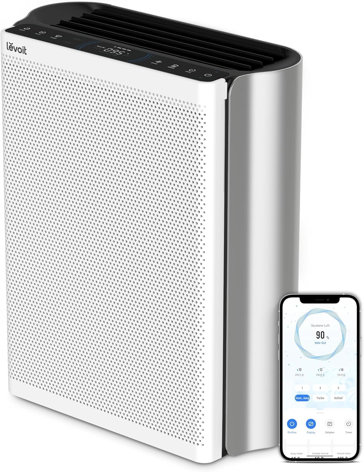 Levoit, Purificatore d'aria, 612 m³/h, 26 dB, Bianco