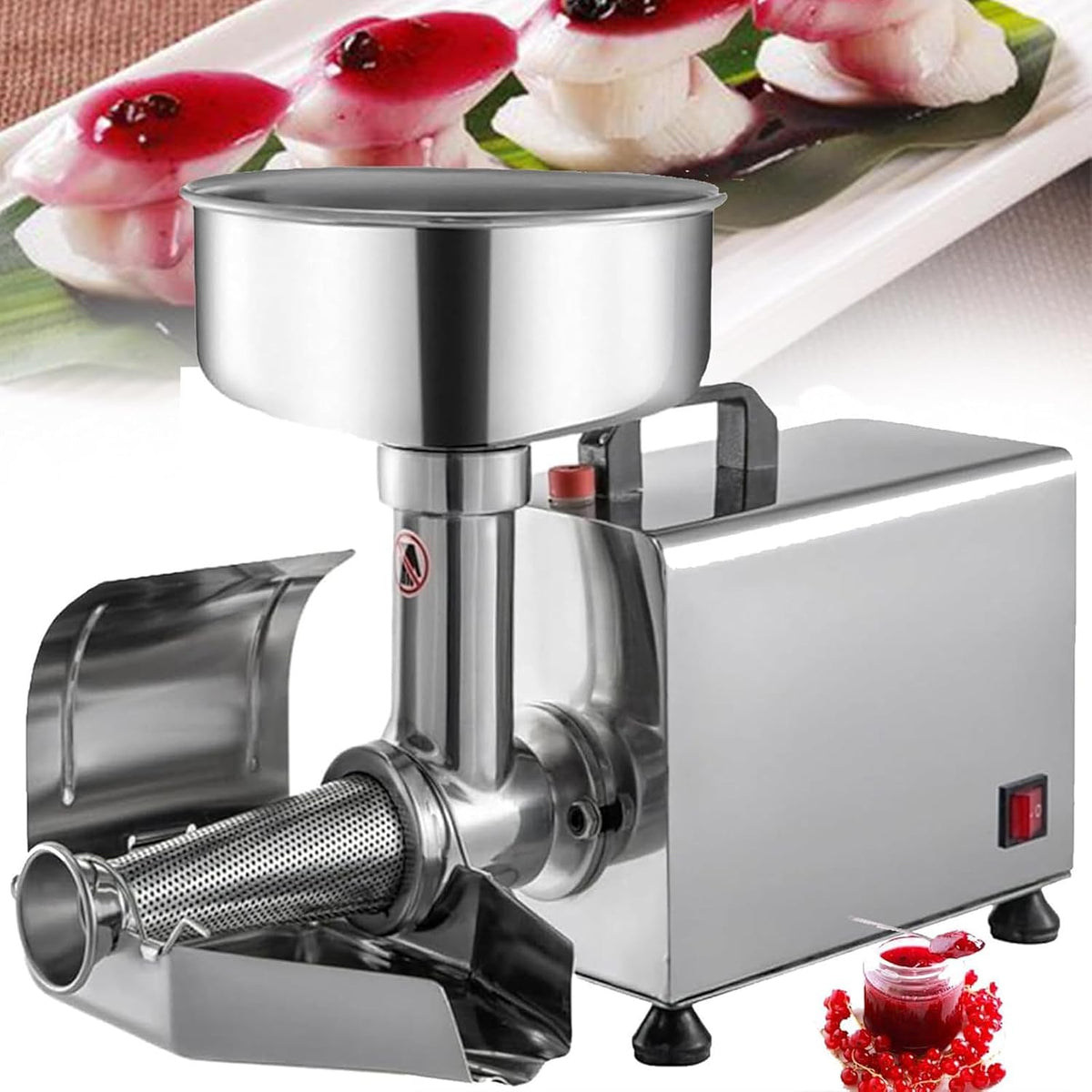 CGLYYDS, Centrifughe ed estrattori di succo, 370 W, 110 V, 160 kg, Nero, acciaio inox